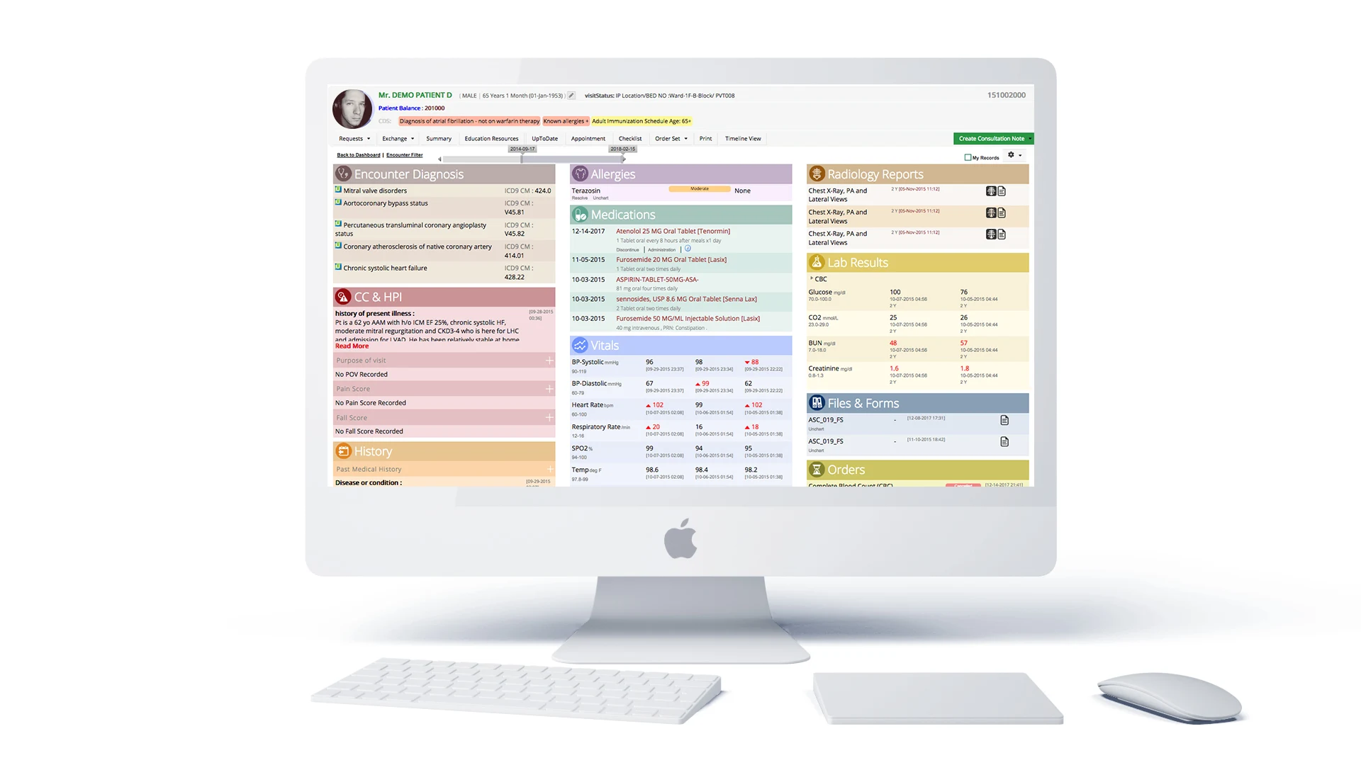 HINAI EHR module interface