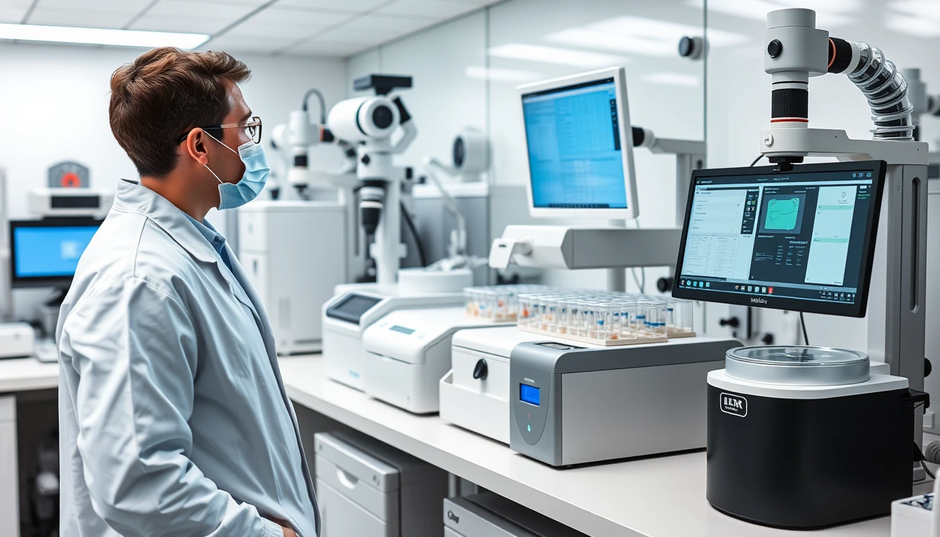 HINAI Diagnostic Laboratory Information System connected to automated analyzers